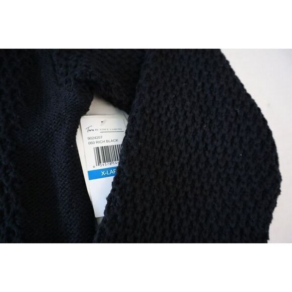 Two x Vince Camuto 9024207 Women's Sz XL Black Cotton Blend Pullover Sweater - Picture 4 of 7